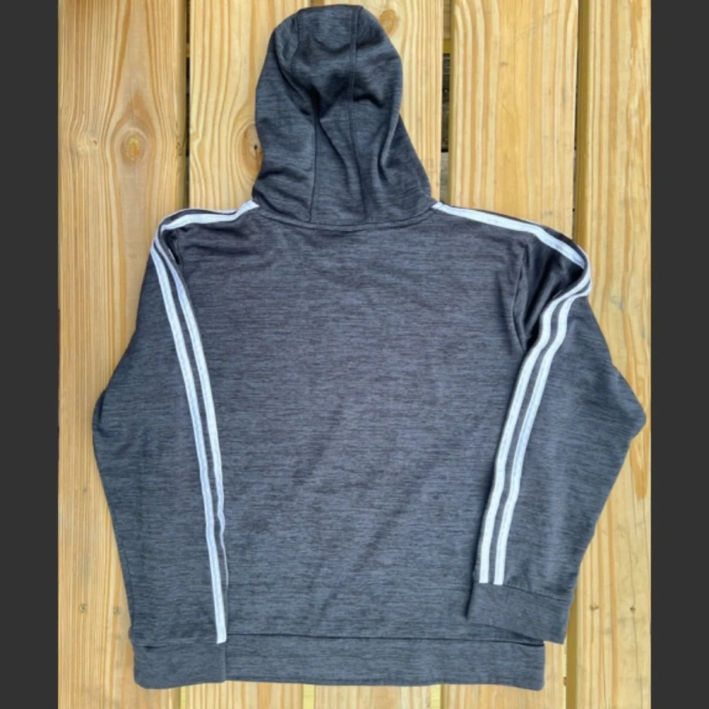 - Adidas L Charcoal Heather Hoodie! VGUC!!